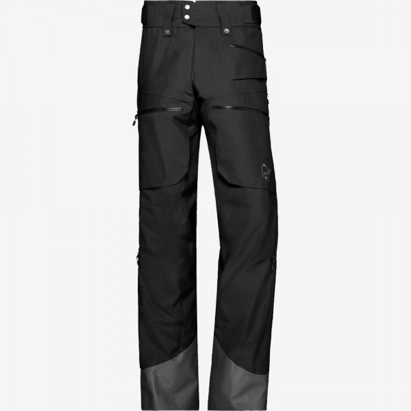 Norrona Lofoten Gore Tex insulated Pants Men - caviar