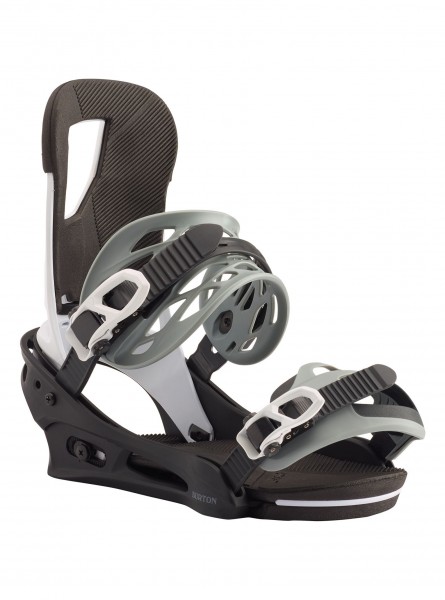 Burton Snowboardbindung Cartel - black/white