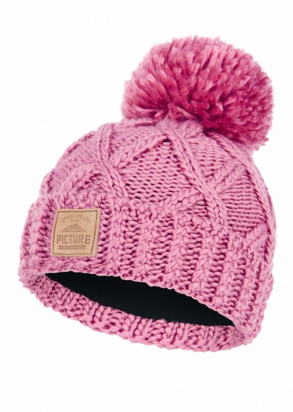 Picture Haven Bommelmütze Uni -misty pink