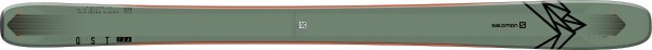Freerideski Salomon QST 106 - oil green/orange