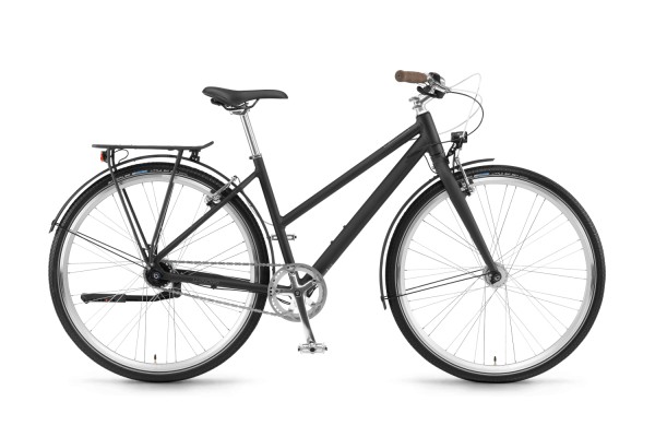 Winora Citybike Lane Damen 2021 - schwarz matt