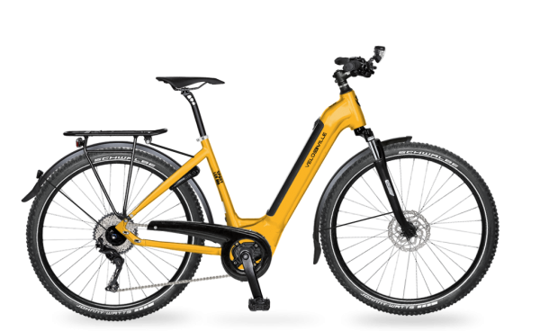 E-Bike Velo de Ville LEB 990 Intube Sport 27,5" 11-G Deore - melon yellow