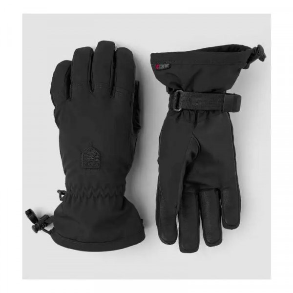 Hestra CZone Powder Female 5 Finger Glove - black