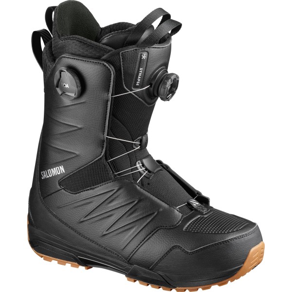 Snowboardboots Herren Salomon Synapse Focus Boa 2020 - black/black/gum