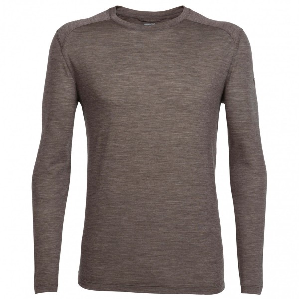 Icebreaker Mens Sphere LS Crewe -trail hthr