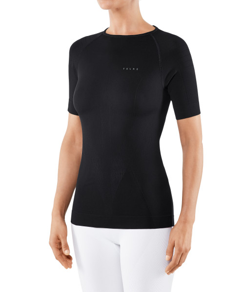 Falke Kurzarmshirt Warm für Damen-schwarz