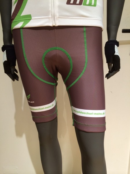 Wildwechsel Team Bikeshort Women Champ - brown/ green