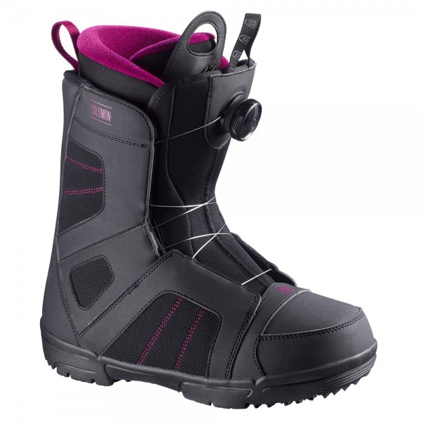 Salomon Boot Scarlet BOA -black/grape juice