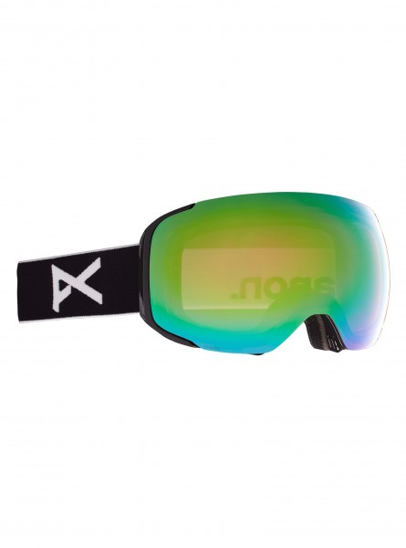 Anon M2 Goggle + Bonusglas + Face Mask- Black/Preceive Variable Green