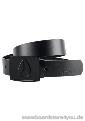 Nixon Enamel Icon Belt -all black