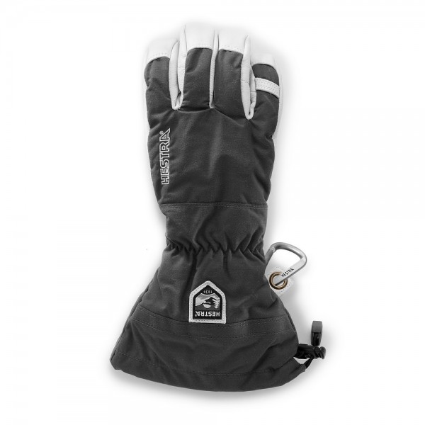 Hestra Army Leather Heli Ski 5 Finger Glove -grey