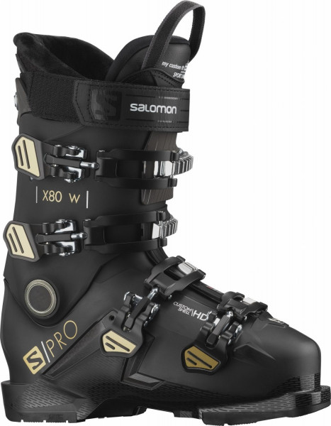 Salomon Skischuhe S/Pro X80 W CS Damen - black/belluga/gold