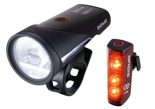 SIGMA LED-Akku-Beleuchtungsset Aura 100 / Blaze Link