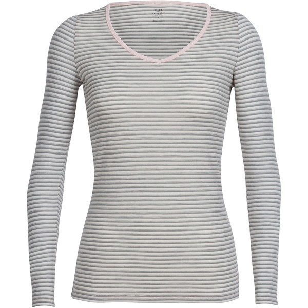Icebreaker Wmns Siren LS -glow/stripe