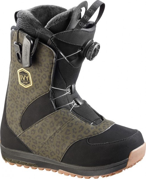 Salomon Ivy Boa STR8JKT 16/17 -black/leopard/black