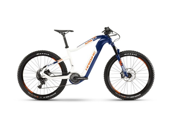 Haibike E-Mountainbike XDuro Alltrail 5.0 2020 - blau/weiß/orange
