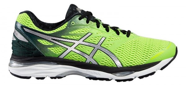 Asics Gel Cumulus 18 Herren - green gecko/silver/safety yellow