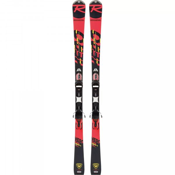 Rossignol Ski Set Hero LTD + XP11 GW - black/hot red