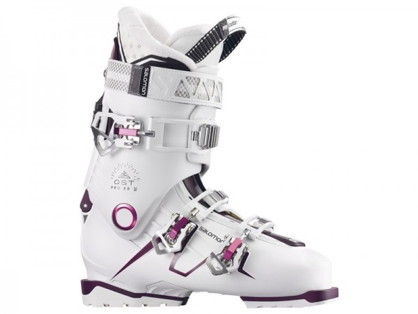 Salomon QST Pro 80 W - white/burgandy/pink